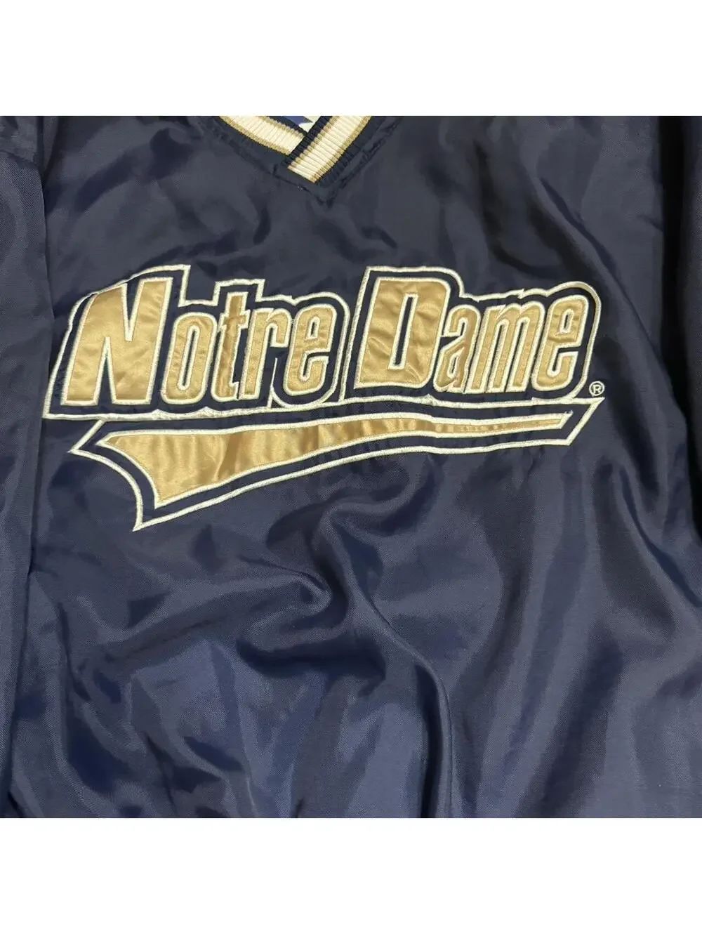 Vintage Notre Dame ND Irish Starter Pullover Windbreaker